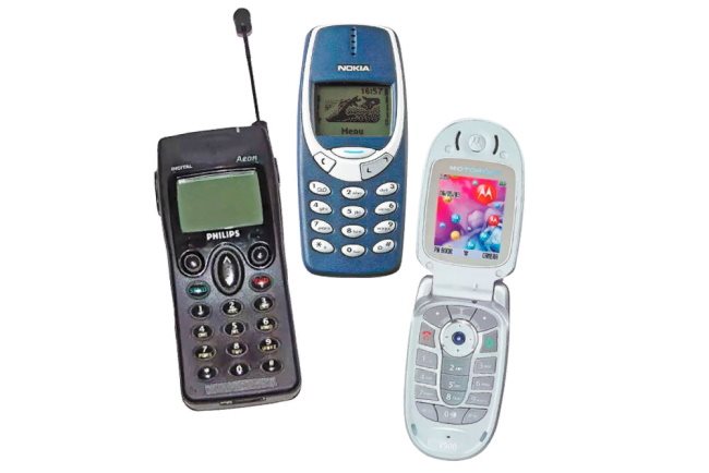 90-е годы телефоны